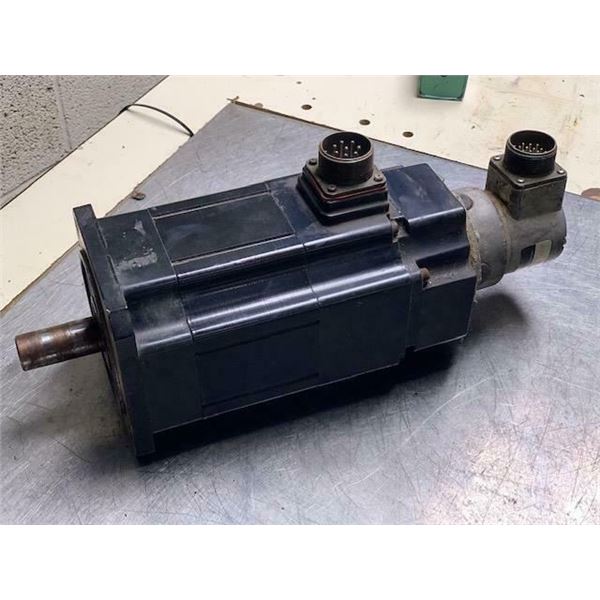 (2) Mitsubishi #HA 80CB-SS AC Servo Motors, w/ BEI Encoders