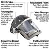 Image 2 : Machining Work Kit with U AIR/PRO Electric Powered Air Circulating Face Shield
