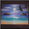 Image 1 : 18x24" "Moonlit Moke's" Original Spray Paint by Chris Sebo valued at $4,500