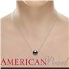 Image 1 : Aubergine Jesse Tahitian Pearl Necklace from American Pearl