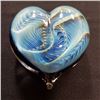Image 1 : Blown Glass Heart by Robert Burch Glass