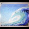 Image 1 : John Ellis Wave Painting Original Signed 20"x30" from Seacoast Artworks