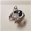 Image 1 : Silver Crab Tahitian Pearl Pendant by Tropical Creations