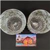 Image 2 : Clear and Grey Speckled Texas Tumblers blown by Callahan's Firehouse Studio