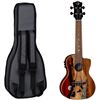 Image 1 : Luna Ukulele with Deer Artwork made from Seven Different Woods