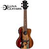 Image 3 : Luna Ukulele with Deer Artwork made from Seven Different Woods