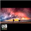 Image 1 : 20"x 40" Print "Fire in the Sky" Canvas Print by Sean Davey