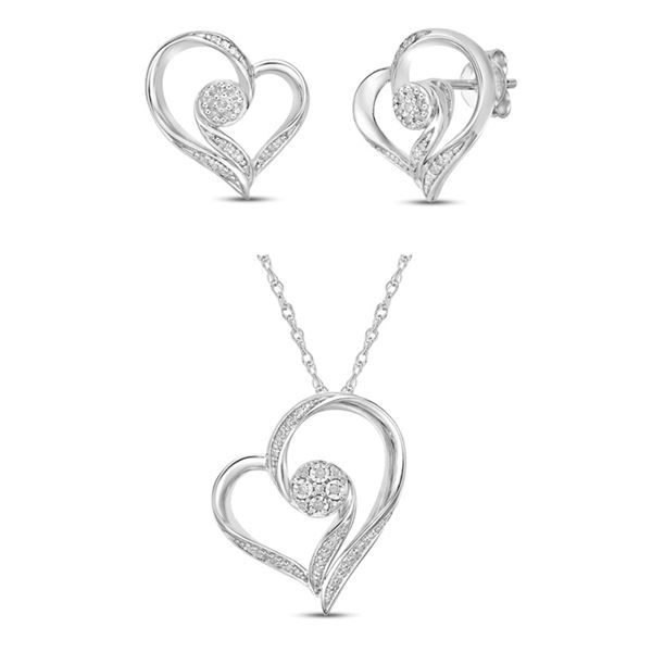 Heart earrings kay jewelers Clearance