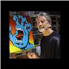 Image 3 : Jim Phillips x Pangea Seed Ltd. Edit. 50/50 Signed Art Print 'Sharky Love' Skateboard Deck