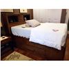 Image 1 : Custom Wooden Bed Frame with Drawers