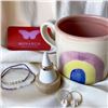 Image 1 : Artistic Coffee Mug + Jewelry