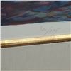 Image 2 : Harbor Mood' Framed Sterigraphed Print, 3.8ft x 3ft Signed by Amerigo Makk and Numbered 160/275