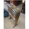 Image 2 : Mid Century Lavada TV Tray Set with Stand