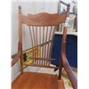 Image 2 : Vintage Quebec Butternut Rocking Chair