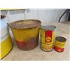 Image 2 : 8 Shell Cans : Oil, Grease & Outboard Motor Oil