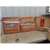 Image 1 : 3 Dealership Advertising Signs 24" x 24" - 2 Chevy 1 Olds - Paper Sign with Plexiglass Cover