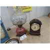 Image 2 : Mantle Clock, Regulator Clock, Candle & Lamp