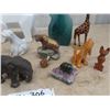 Image 2 : Bear + Other Animal Ornaments, Baby Ben Alarm Clock, Wooden Carving