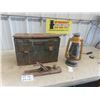 Image 1 : Military Ammo Box, Barn Lantern, Wood Planer