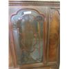 Image 3 : Walnut China Cabinet 68" x 41" x 15"