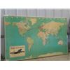 Image 1 : British Airways Worldwide Routes 37" x 60"