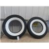 Image 1 : (2) 8.00-15 Dominion Royal White Wall Tires