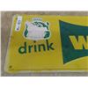 Image 2 : Canada Dry  Drink Wink Metal Embossed Sign 12" x 30"