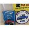 Image 2 : 3 Modern Ford Signs & 3 Ford Die Cast Pick Up Trucks