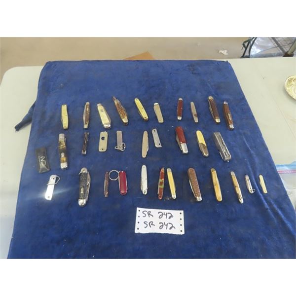 Over 30 Pocket Knives