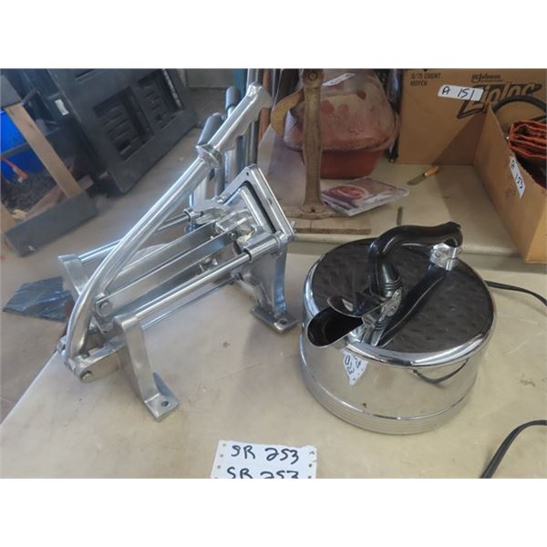 French Fry Press & Elelctric Kettle