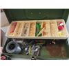 Image 2 : Fishing Tackle + Box , Shoe Shine/Repair Kit, Ren Power Sander, CAse Ful, of Tire Repair