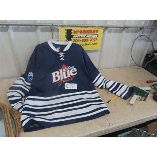 Labatt Blue Hockey Jersey Sz LG