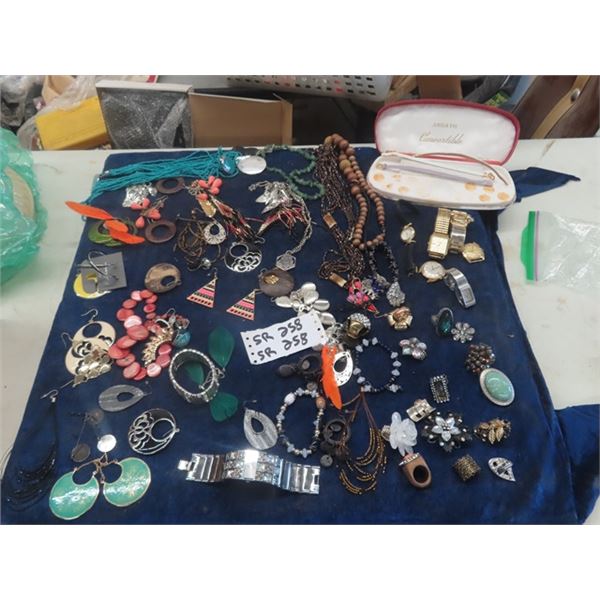 Estate Costume Jewlery & Watches