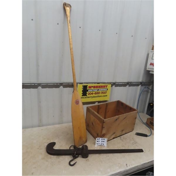 Beam Scale, Paddle & Crate