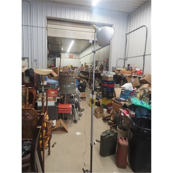 Light on Stand with Adjustable Height