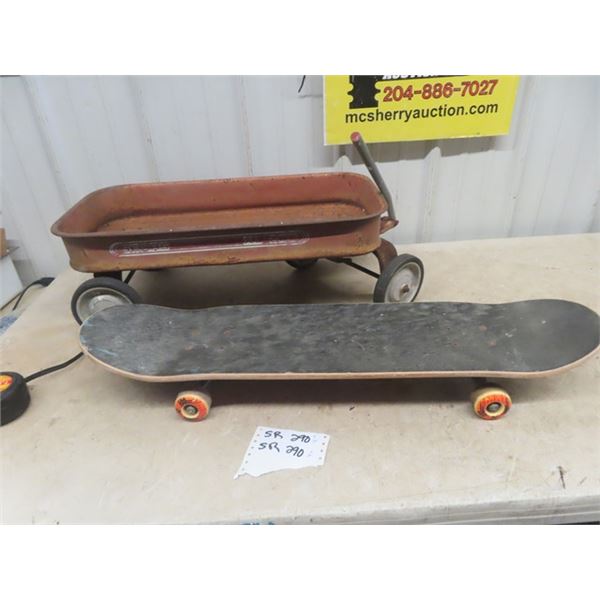 Sears XL-200 Wagon + Crown Skateboard