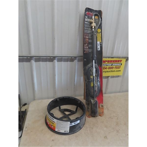 New Tiger Torch, Propane Bottle + Holder