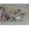 Image 1 : 2 New Ball Hitches; 2" + 2 5/16" , Hitch Ball Wrench, Steel Pulley