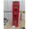 Image 1 : Telephone Booth Stand  34" x 7" x 8" with 47 CDs