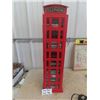 Image 1 : Telephone Booth Stand  34" x 7" x 8" with 47 CDs