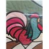 Image 3 : Vintage Framed Quilted Rooster Picture 11" x 30"
