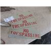 Image 2 : Rail Anvil, Anchor,3 Metal "No Tresspassing" Signs