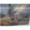 Image 2 : Wolf Print Calvert 91 " Sleepy Pups' Signed 24" x 30"