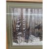 Image 2 : Framed Moose Print by Stephen Lyrman 88 31" x 41"