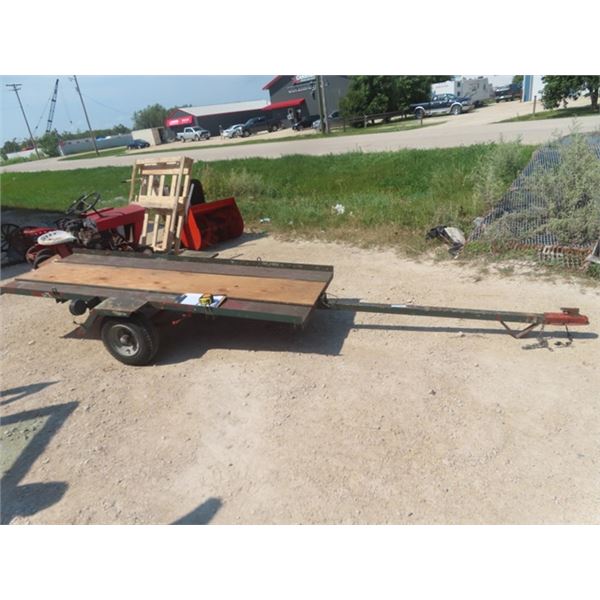 BH 3' x 8' Tilt Flat Deck Trailer
