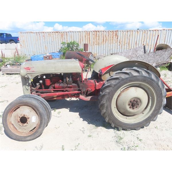 Ford 8n Gas Tractor with 3PH , 540 PTO, Running Condition, Needs Battery Comes with Spare Front Tire