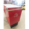 Image 5 : Coca-Cola Chest Cooler Coin Operated Ideal Model # 150A with Key