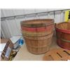 Image 3 : 5 Bushel Baskets & 2 Lids
