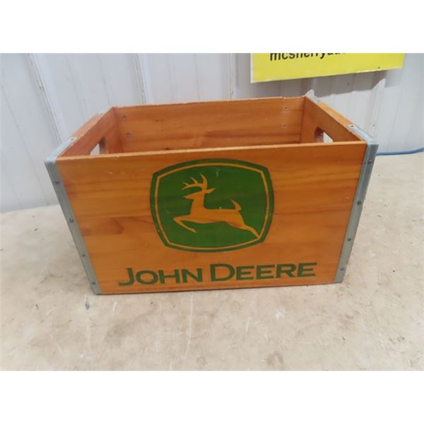 Wooden John Deere Crate