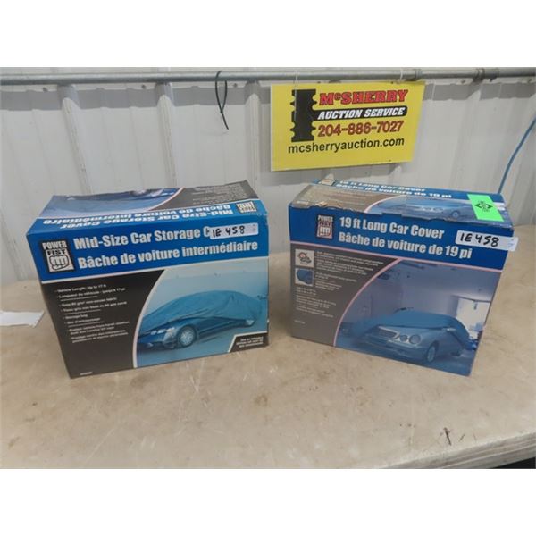 2 New Car Covevrs ; 17' Long + 19' Long